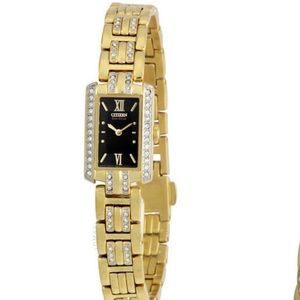 CITIZEN Eco-Drive Silhouette Crystal Ladies Watch